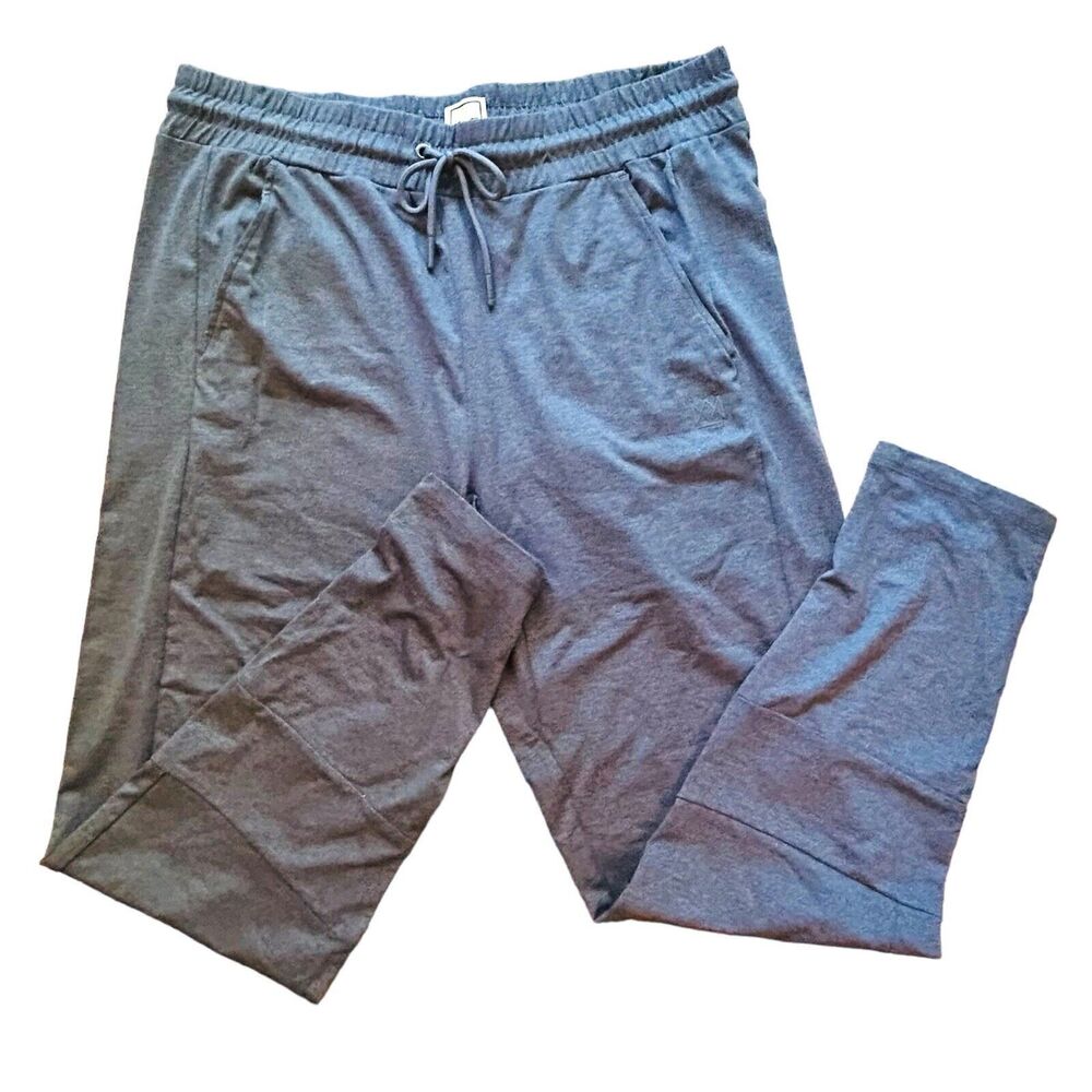 SWET TAILOR JOGGER Mens L Stretch Comfort Soft Tapered Leg Sweatpants Grey NWOT